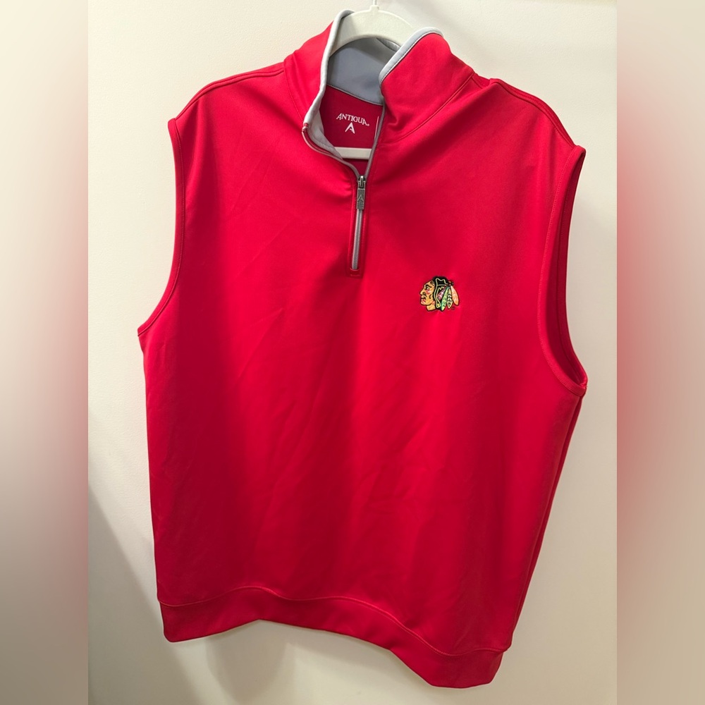 Chicago Blackhawks Quarter-Zip Vest